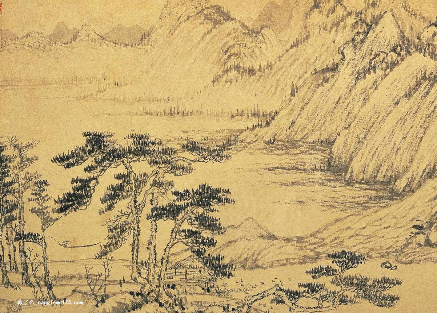 中国十大传世名画之一——《富春山居图》