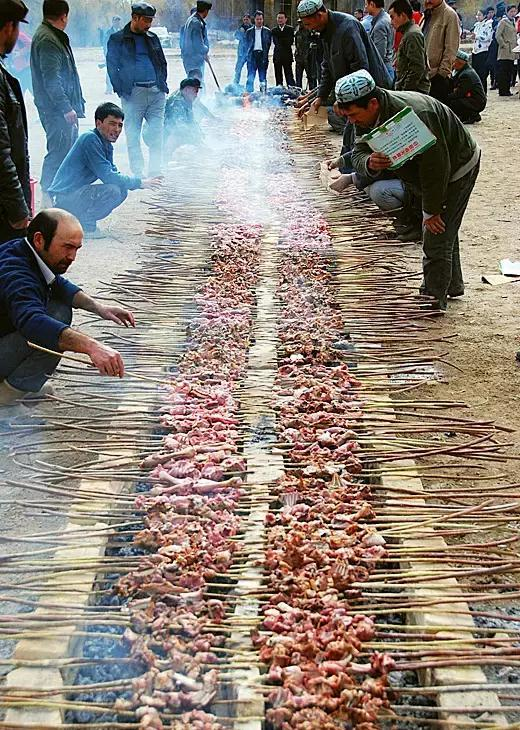 这样的才叫烤串你那只能算牙签肉!