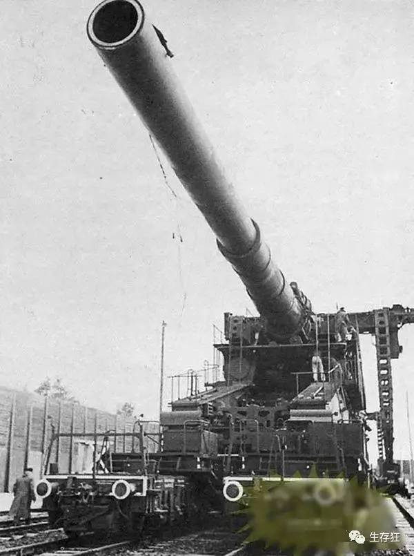 德国二战没有服役的超级轨道大炮