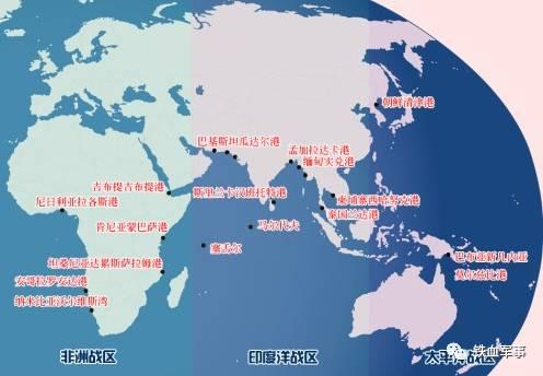 打开世界地图,中国目前公布拥有的海外港口:马六甲皇京港(99年特许图片