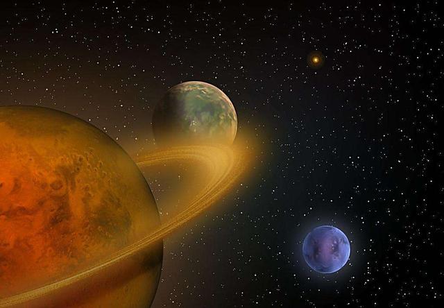 太阳系中可能孕育生命的有五个星球