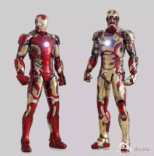 [评测] 多人开箱:hottoys 1/4 钢铁侠3- mk42 -qs007【普通版】 & qs