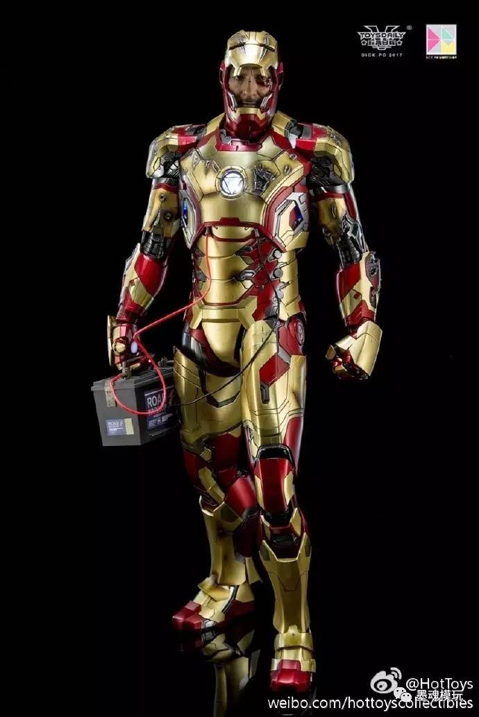 [评测] 多人开箱:hottoys 1/4 钢铁侠3- mk42 -qs007【普通版】 & qs