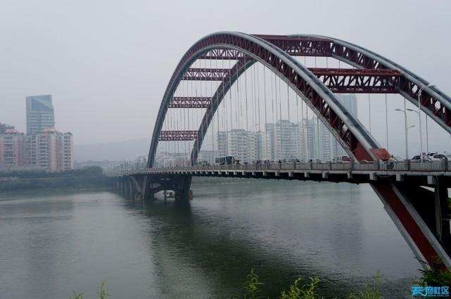 此为富乐大桥(涪江三桥)