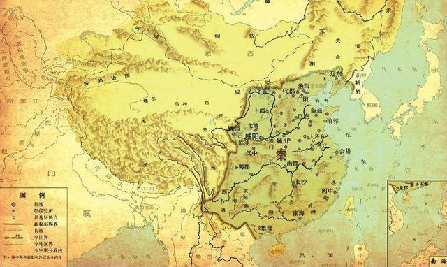 中国从古至今地图板块变化,有些国家请低调些