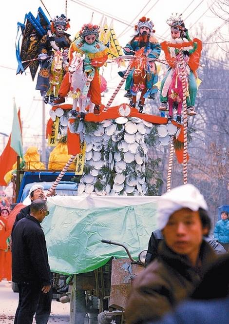 传承千年的临潼民俗栎阳马踏青器山社火