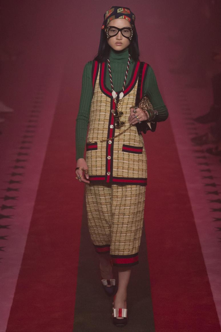 gucci2017米兰春夏时装秀 又一次成为口碑王