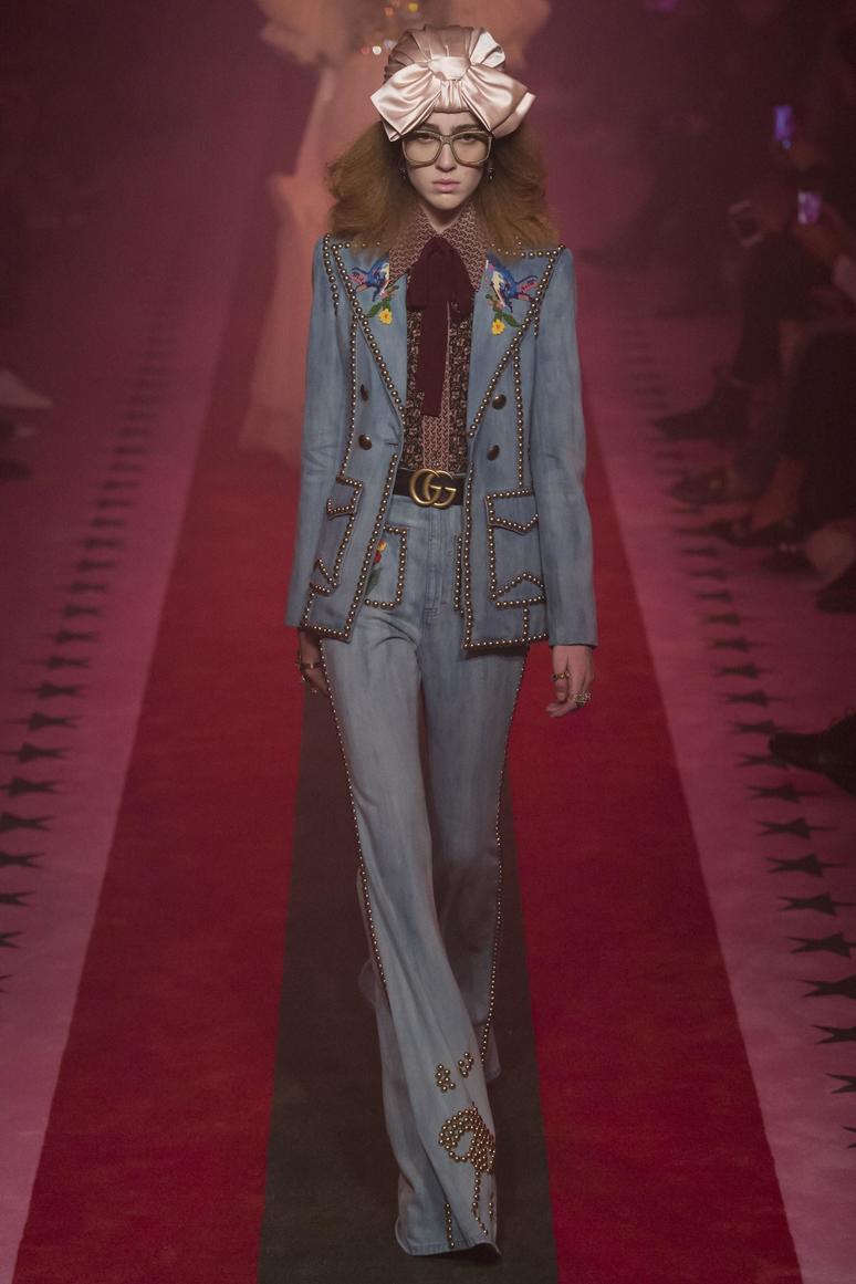 Gucci2017米兰春夏时装秀 又一次成为口碑王