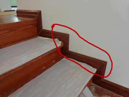 合肥人的亲身经历:楼梯踢脚线用直线还是阶梯型?