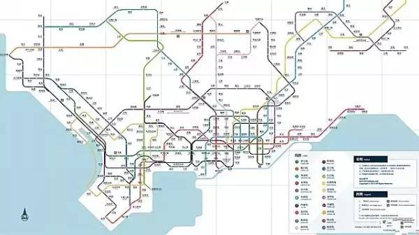 ▼ 到2020年深圳会有11条地铁线建成通车, 2040年将会有20条地铁线