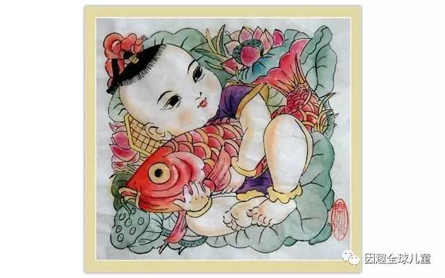 【小熊美术】春节年画系列--年年有鱼(余)-搜狐