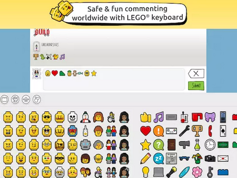 乐高专门为儿童推了个 app,只能用 emoji 来交流