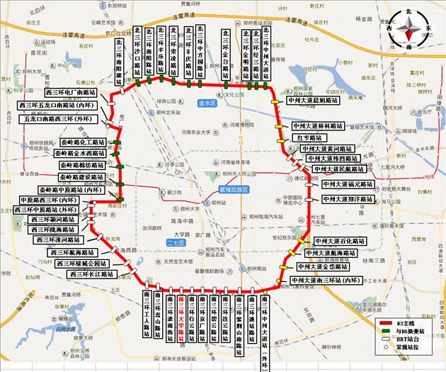 b3路走向:南三环大学路站—南三环大学路站 首末班时间:6:00-20:00