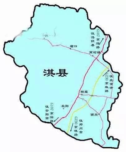 建议把鹤壁南部的淇县和安阳南部的滑县并入新乡,鹤壁市区和浚县等图片