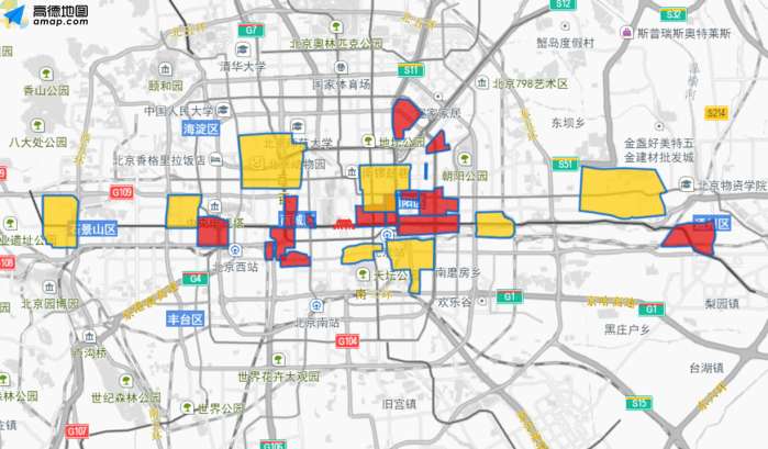 交管部门&高德地图发布北京元宵节及下周出行提示图片