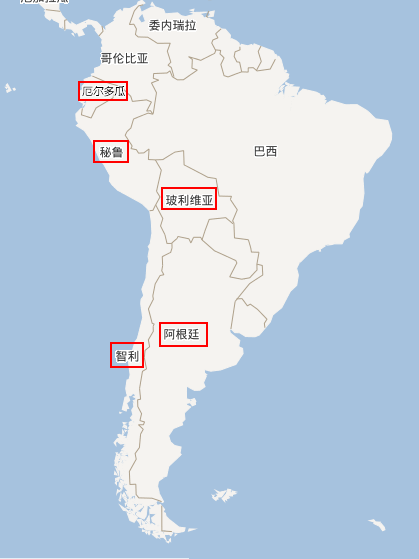 北有厄瓜多尔,南有阿根廷,智利以及"天空之镜"玻利维亚,现在秘鲁免签
