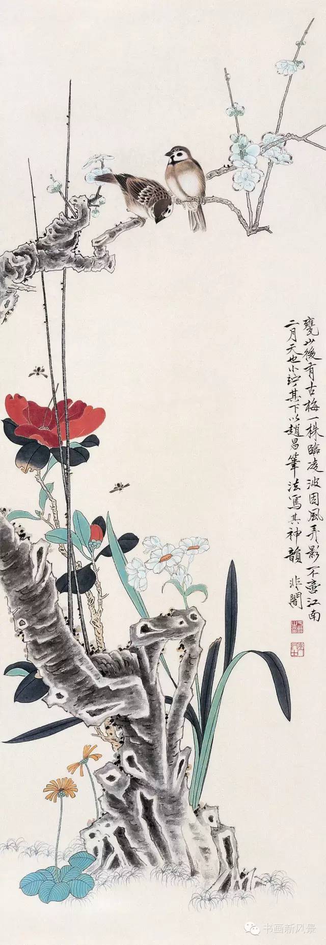 花鸟迎春:中国花鸟画精品欣赏!