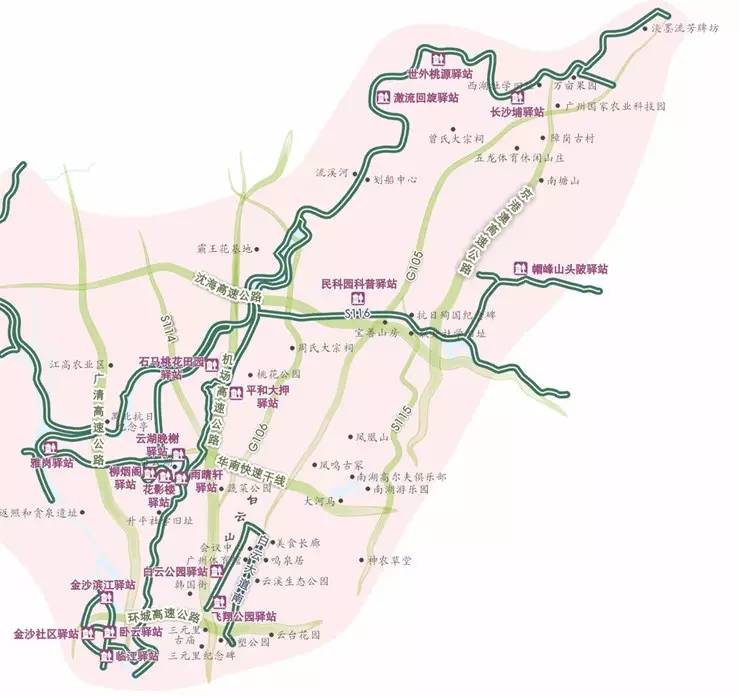 广州蓝高颜值各区精品绿道线路周末踏青去