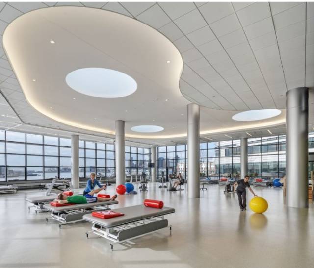 看看美国斯波尔丁康复医院的设计,美的不像个医院