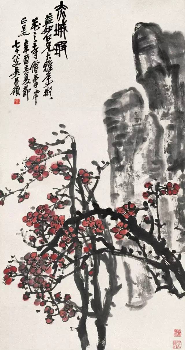 吴昌硕,一生以梅为知己