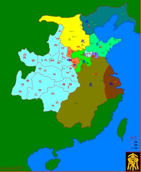 附上战国各时期地图 公元