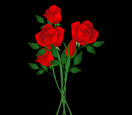 情人节我送你最美的玫瑰花