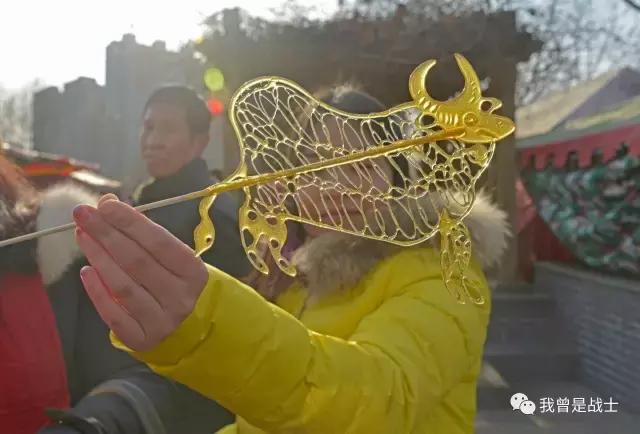 河南林州2017春节记录糖画艺术