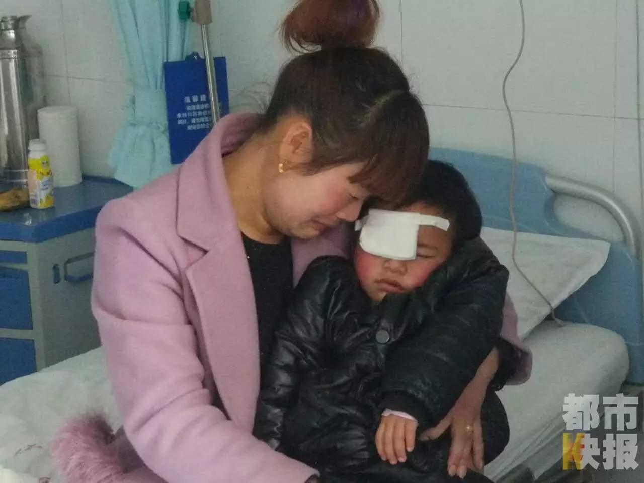 商洛3岁女童在家门口遭"枪击",导致右眼失明!孩子的伤情让人揪心