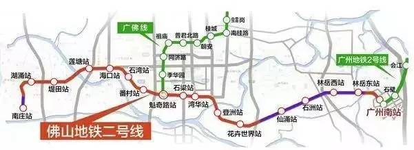 正在建设中的广佛环线是广佛都市圈的城际环线,在佛山新城,北滘,陈村