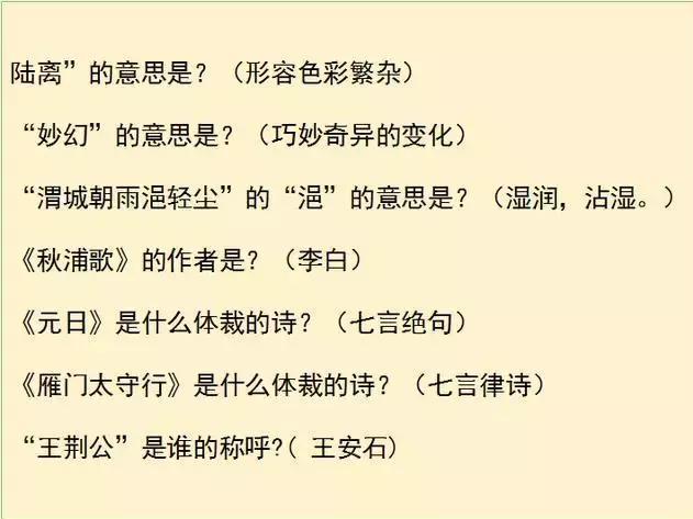 初中语文文学常识重要知识点，考前背熟就是捡分！