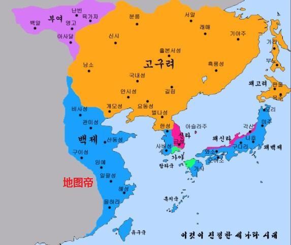 摊开韩国古地图,小伙伴笑了:地球原来是他们的?