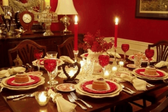 你试过在家的餐厅享受烛光晚餐吗?