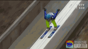 【4】头一次见到这样落地的跳台滑雪,姿势好尴尬