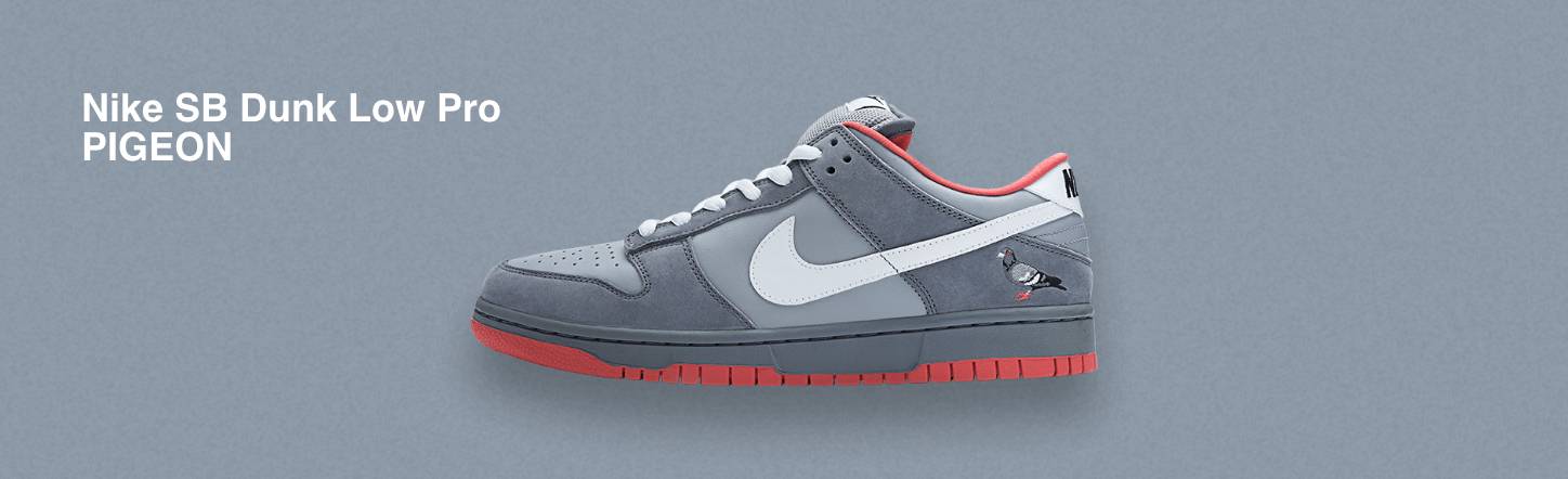 nike sb dunk low pro "pigeon"