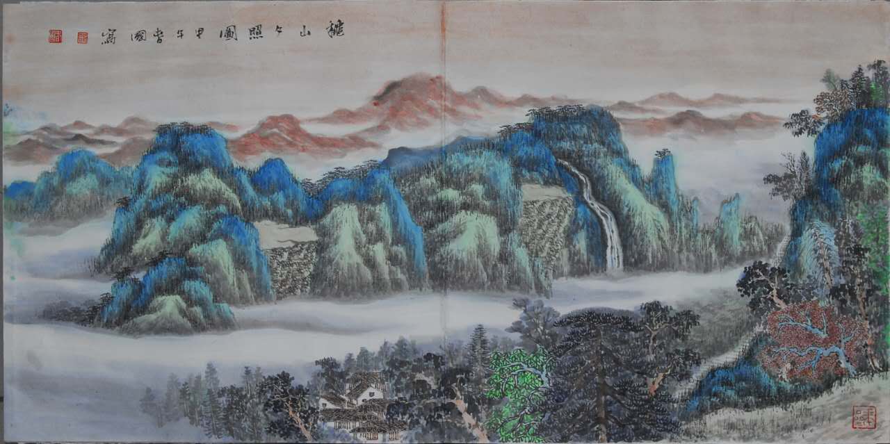 上海著名山水画家王春国作品欣赏