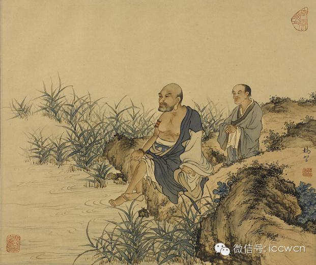 佛教艺术:夏荆山居士《罗汉》绘画欣赏