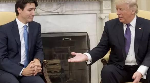 加拿大总理完美破了川普的握手套路!向全世界