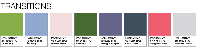 pantone2017年度色greenery青草绿