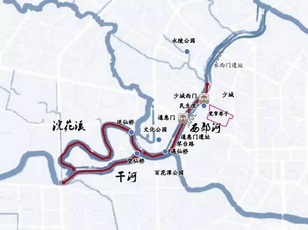 密布交织在成都中心城区的各河流水系,迎来了一次彻底的"整容手术"