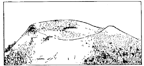 卧虎山(黑龙江五大连池)大同狼窝山火口湖(吉林长白山)锥形火山是由