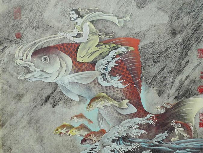 中国古代神话故事,我们用工笔画为您展示