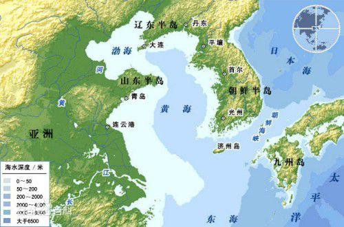 本来,作为隔海相望一衣带水的海上邻邦,中国和韩国之间的领海界限就图片