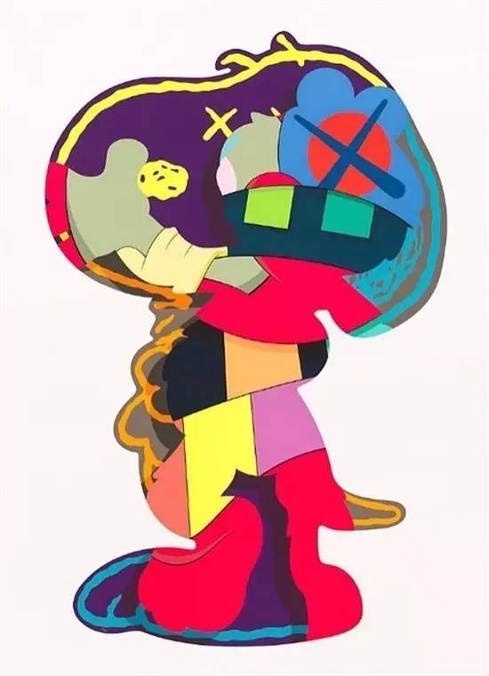 courtesy kaikai kiki gallery 此次专场都的作品,均出自于2015年kaws