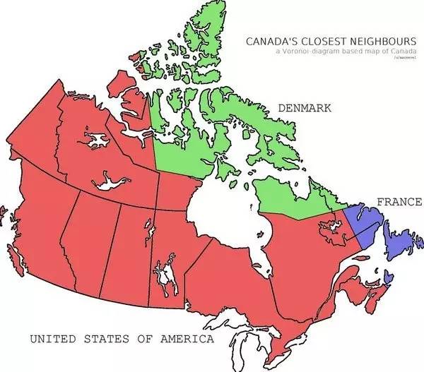 这样的加拿大地图彻底颠覆你的印象，你绝对没见过