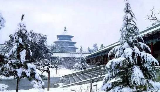 雪后北京描写