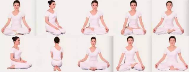 先收藏好咯~ 瑜伽体位有很多种 可以大致归纳为七大类别: 坐姿,前屈