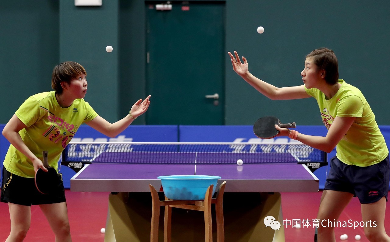 中国乒乓球女队备战世锦赛-搜狐体育