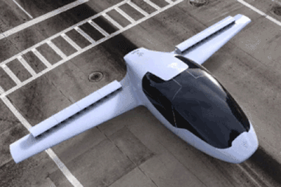 加利福尼亚研发一架双座,全电飞机12转子倾斜排列在翅膀和尾巴