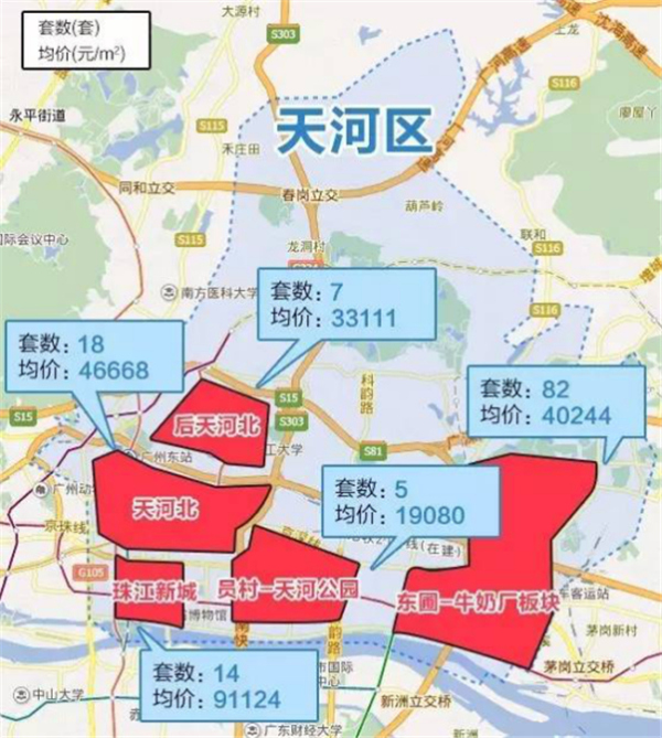 现在广州的房子有多贵?珠江新城破九万!