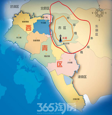 中北镇隶属于天津市西青区,位于天津市城区的正西方,是天津市规划的"图片